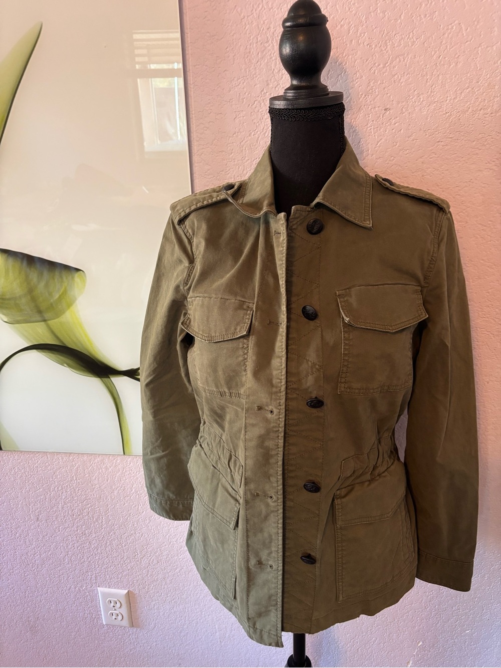 Banana Republic green utility jacket size XS